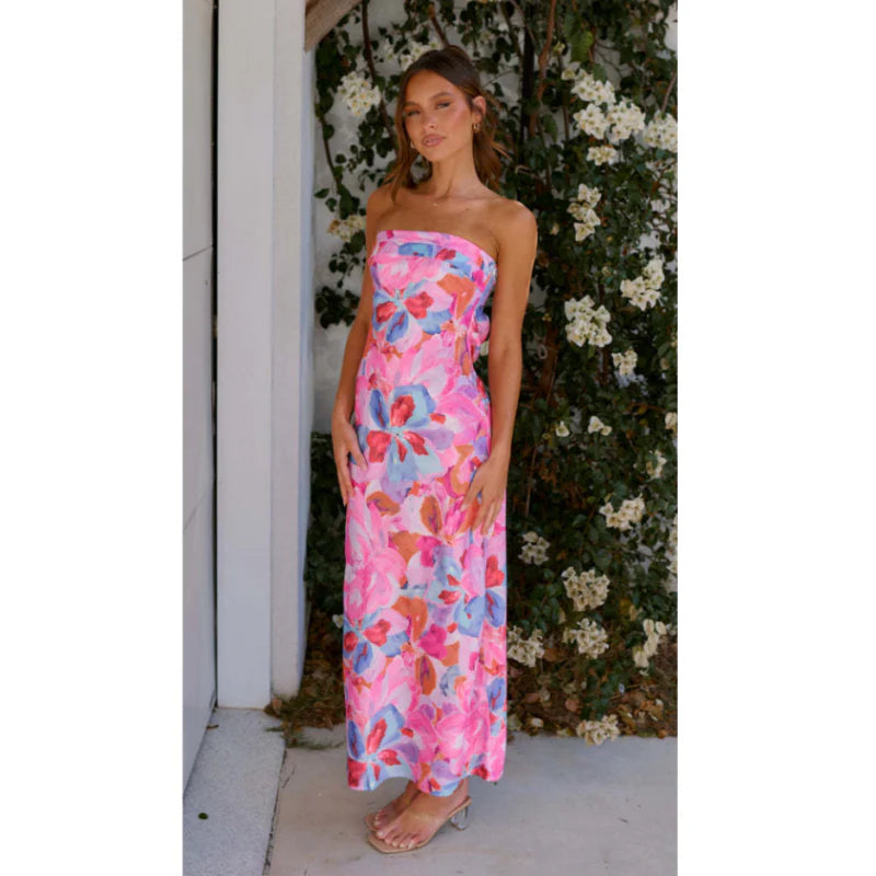 Print Sexy Fashion Maxi Dress